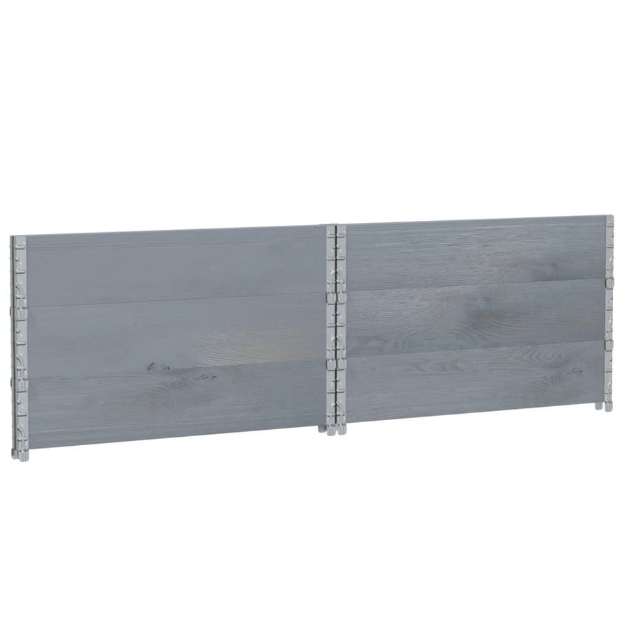 Plantenbak 100X100 Cm Massief Grenenhout 100 x 100 x 60.5 cm