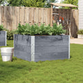 Plantenbak 100X100 Cm Massief Grenenhout 100 x 100 x 60.5 cm