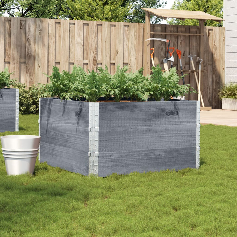 Plantenbak 100X100 Cm Massief Grenenhout 100 x 100 x 60.5 cm