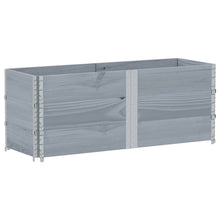Plantenbak 150X50 Cm Massief Grenenhout 150 x 50 x 60.5 cm Grijs