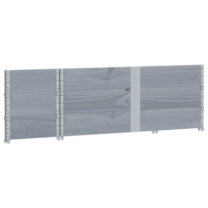 Plantenbak 150X50 Cm Massief Grenenhout 150 x 50 x 60.5 cm Grijs