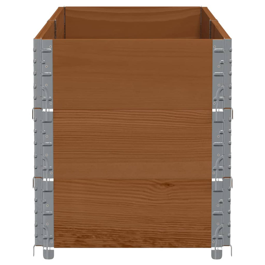 Plantenbak 150X50 Cm Massief Grenenhout Bruin 150 x 50 x 60.5 cm