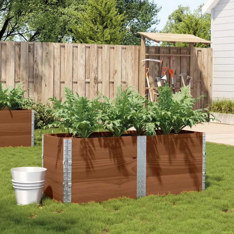 Plantenbak 150X50 Cm Massief Grenenhout Bruin 150 x 50 x 60.5 cm