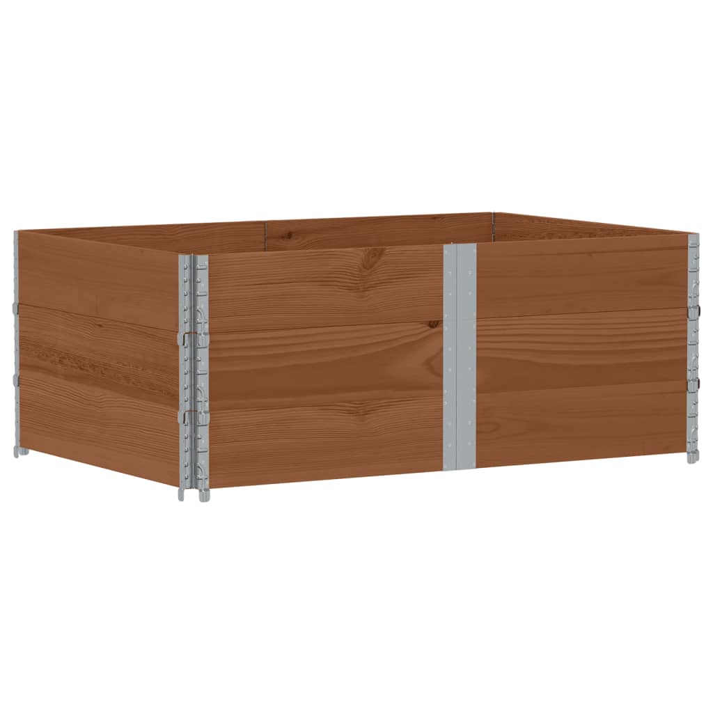 Plantenbak 150X100 Cm Massief Grenenhout Bruin 150 x 100 x 60.5 cm