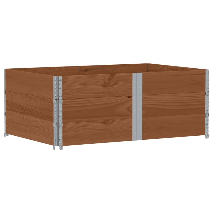 Plantenbak 150X100 Cm Massief Grenenhout Bruin 150 x 100 x 60.5 cm