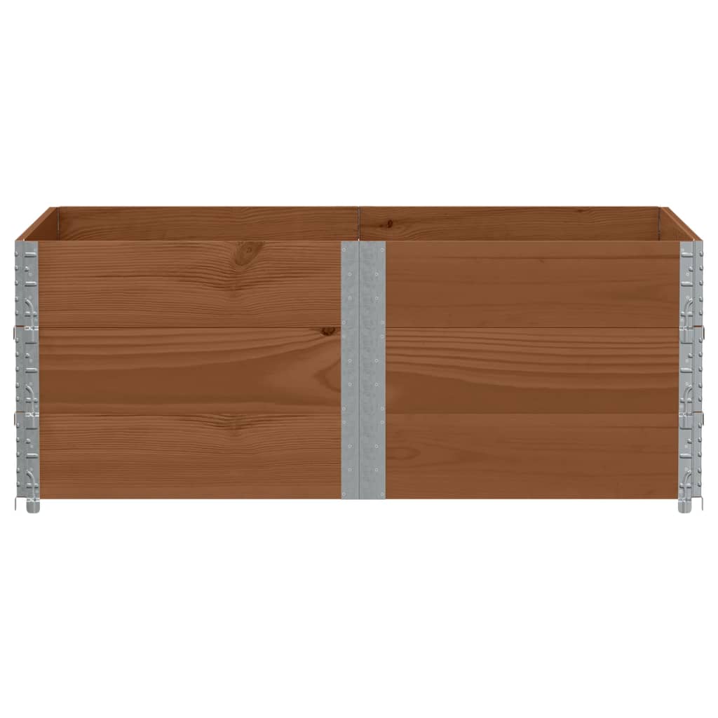 Plantenbak 150X100 Cm Massief Grenenhout Bruin 150 x 100 x 60.5 cm