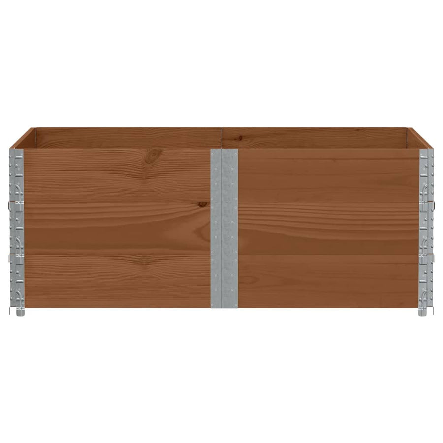 Plantenbak 150X100 Cm Massief Grenenhout Bruin 150 x 100 x 60.5 cm