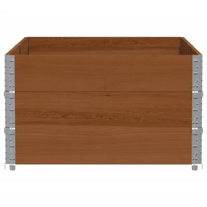 Plantenbak 150X100 Cm Massief Grenenhout Bruin 150 x 100 x 60.5 cm