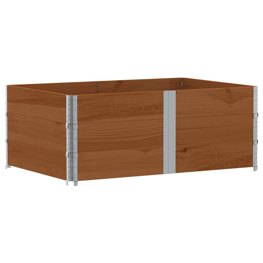Plantenbak 150X100 Cm Massief Grenenhout Bruin 150 x 100 x 60.5 cm