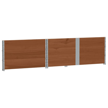 Plantenbak 150X100 Cm Massief Grenenhout Bruin 150 x 100 x 60.5 cm