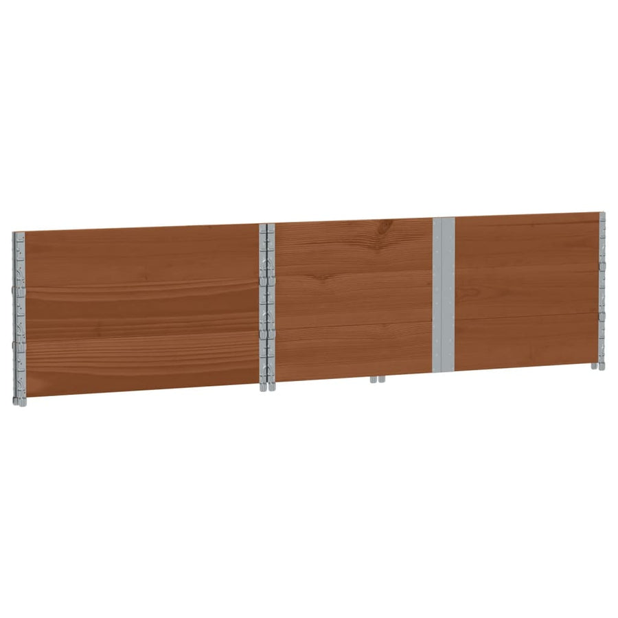 Plantenbak 150X100 Cm Massief Grenenhout Bruin 150 x 100 x 60.5 cm