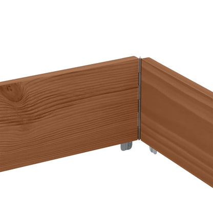 Plantenbak 150X100 Cm Massief Grenenhout Bruin 150 x 100 x 60.5 cm
