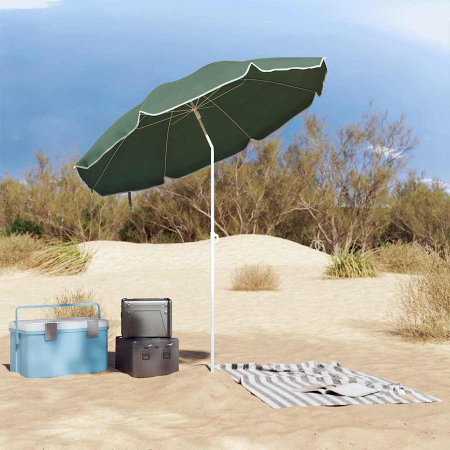 Parasol 161 X 161 X 193 Cm Polyester Groen