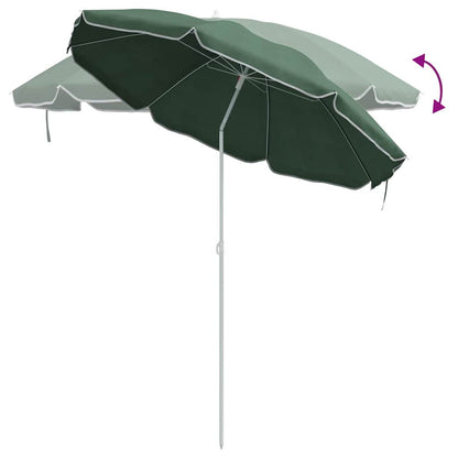 Parasol 161 X 161 X 193 Cm Polyester Groen