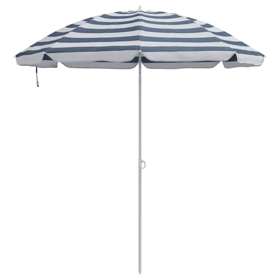 Strandparasol Blauw en Wit 206 x 206 x 212 cm