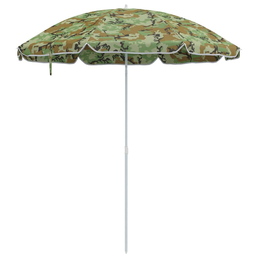 Strandparasol Camouflage 263 x 263 x 272 cm Polyester en Metaal