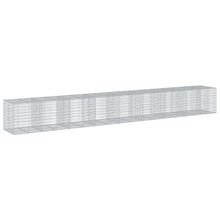 Schanskorf 850x100x100 cm gegalvaniseerd ijzer zilverkleurig