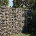 Gabion 150x100x200 cm galvanized iron silver-colored