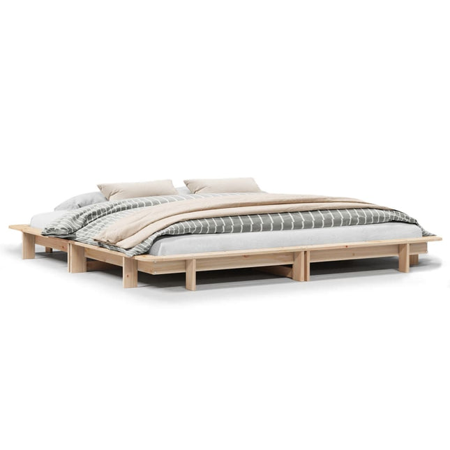 Bedframe massief grenenhout 160x200 cm