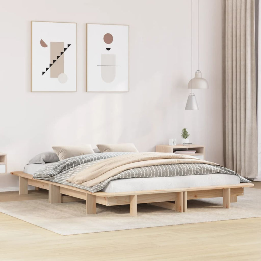Bedframe massief grenenhout 120x200 cm