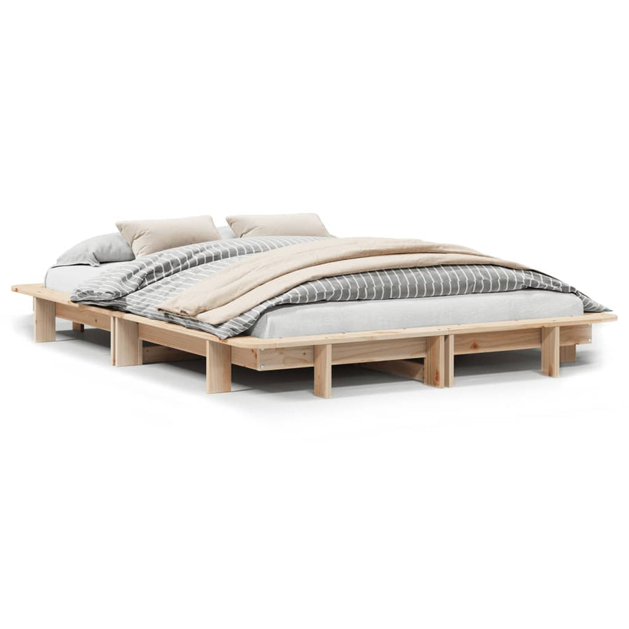 Bedframe massief grenenhout 120x200 cm