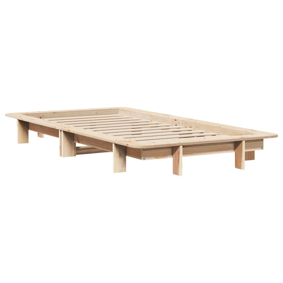 Bedframe massief grenenhout 100x200 cm
