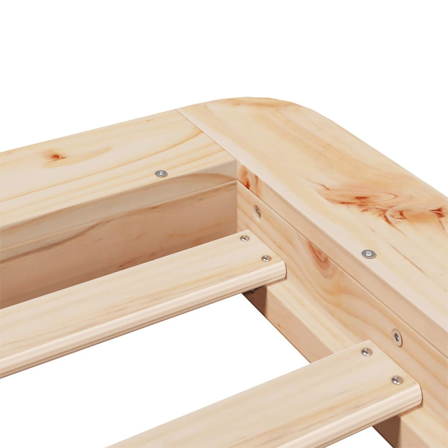Bedframe massief grenenhout 100x200 cm
