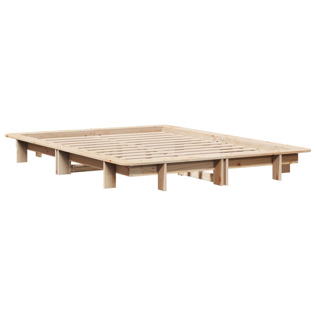 Bedframe massief grenenhout 120 x 190 cm