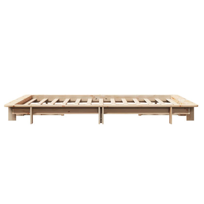 Bedframe massief grenenhout 120 x 190 cm