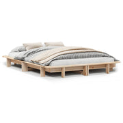 Bedframe massief grenenhout 120x190 cm