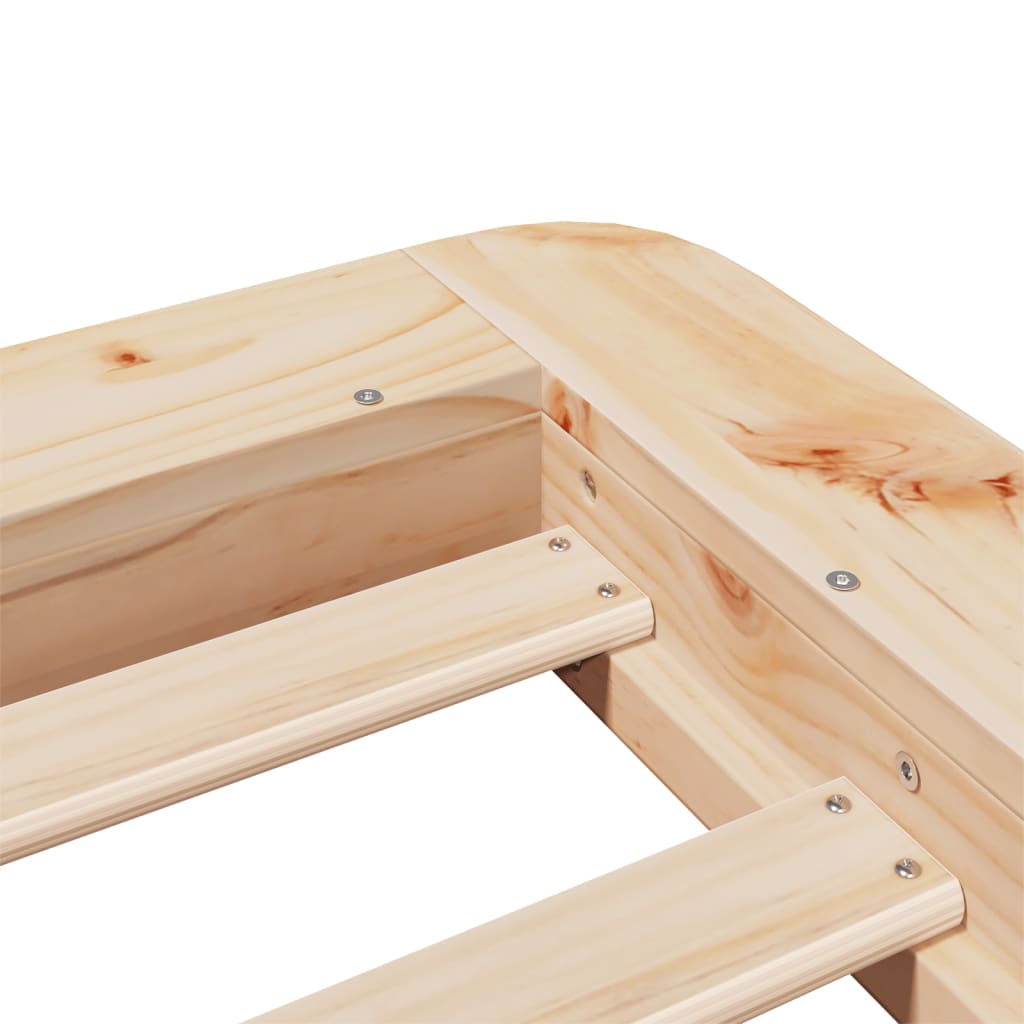 Bedframe 90x190 cm massief grenenhout