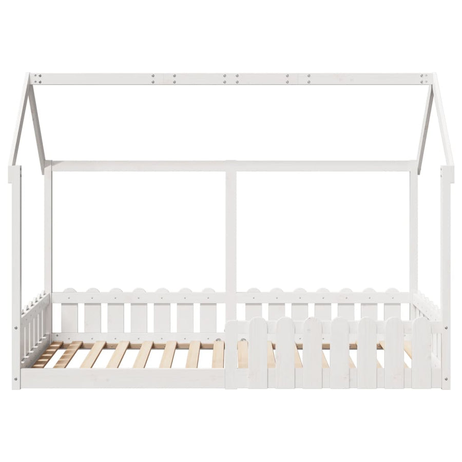 Bedhuis wit massief grenenhout 90x200 cm