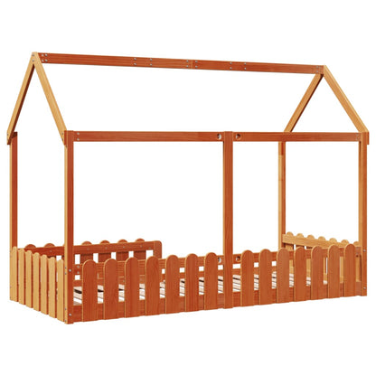 Bedhuis wasbruin massief grenenhout 90x200 cm