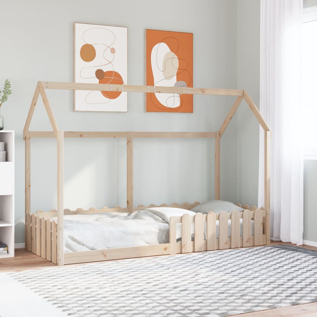 Bedhuis massief grenenhout 80x200 cm