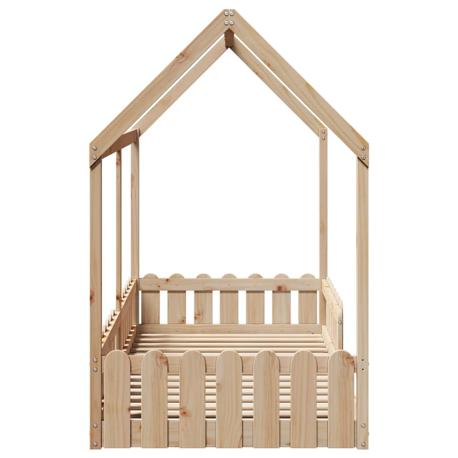 Bedhuis massief grenenhout 90x190 cm