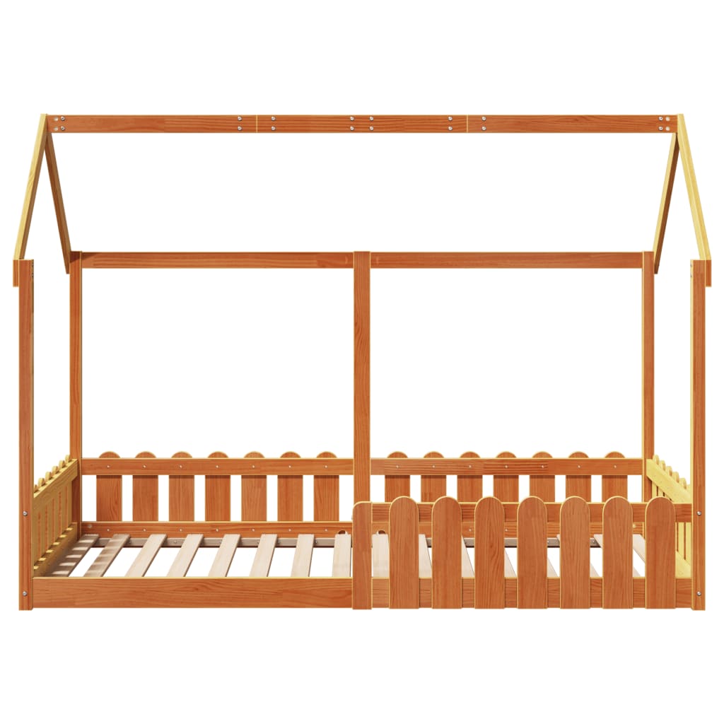 Bedhuis wasbruin massief grenenhout 90x190 cm