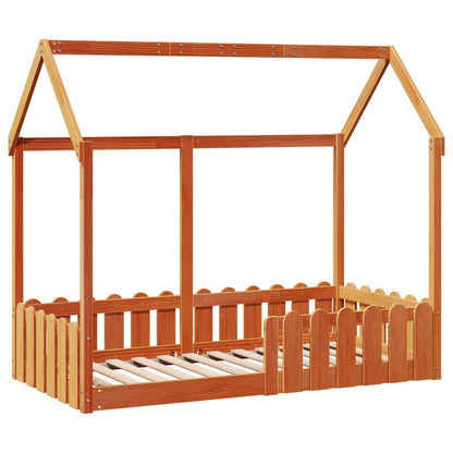 Bedhuis wasbruin massief grenenhout 80x160 cm