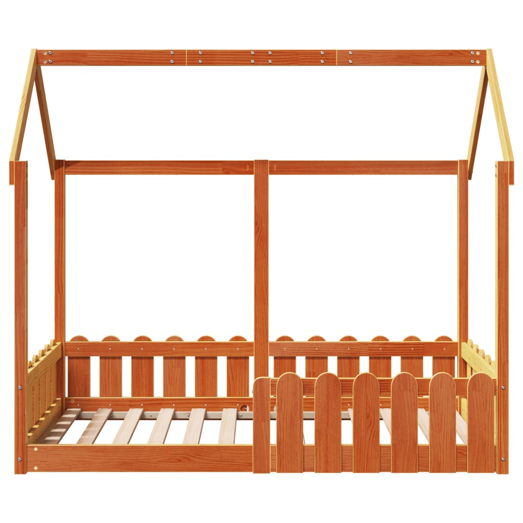 Bedhuis wasbruin massief grenenhout 80x160 cm