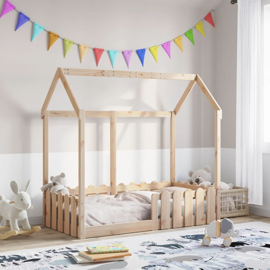 Bedhuis massief grenenhout 70x140 cm