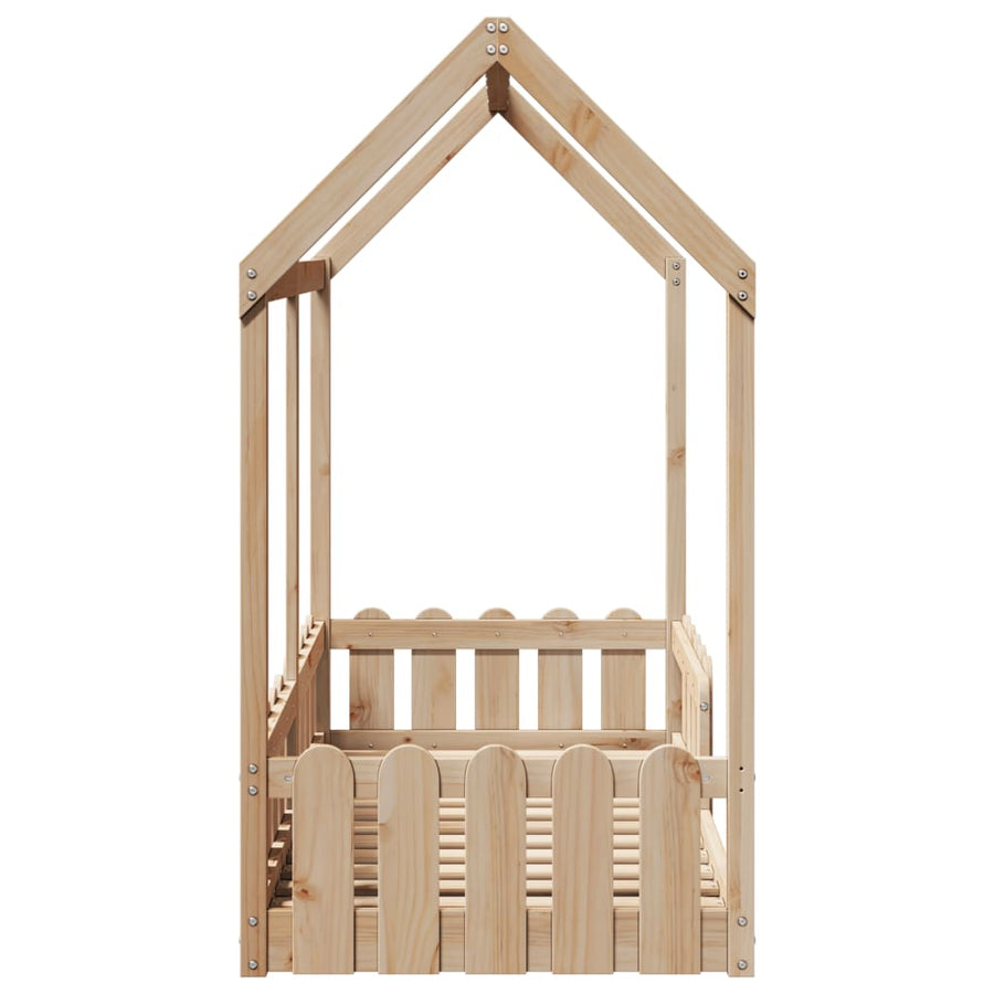 Bedhuis massief grenenhout 70x140 cm