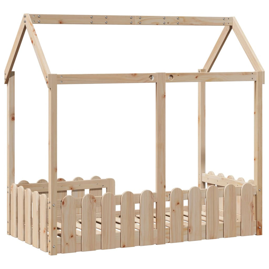 Bedhuis massief grenenhout 70x140 cm