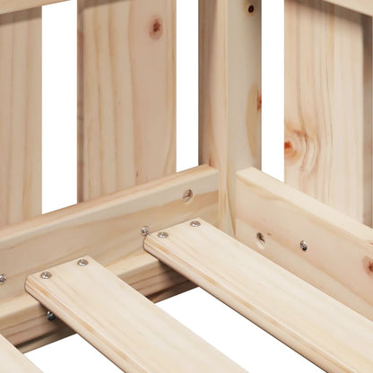 Bedhuis massief grenenhout 70x140 cm