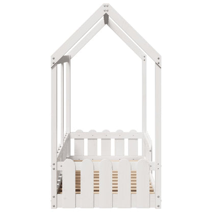 Bedhuis wit massief grenenhout 70x140 cm