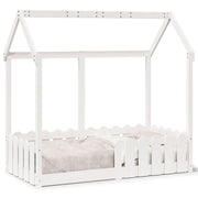 Bedhuis grenenhout 70x140 cm wit