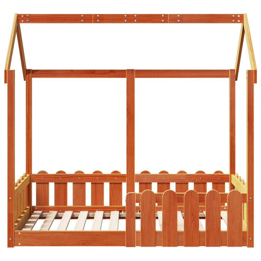 Bedhuis wasbruin massief grenenhout 70x140 cm