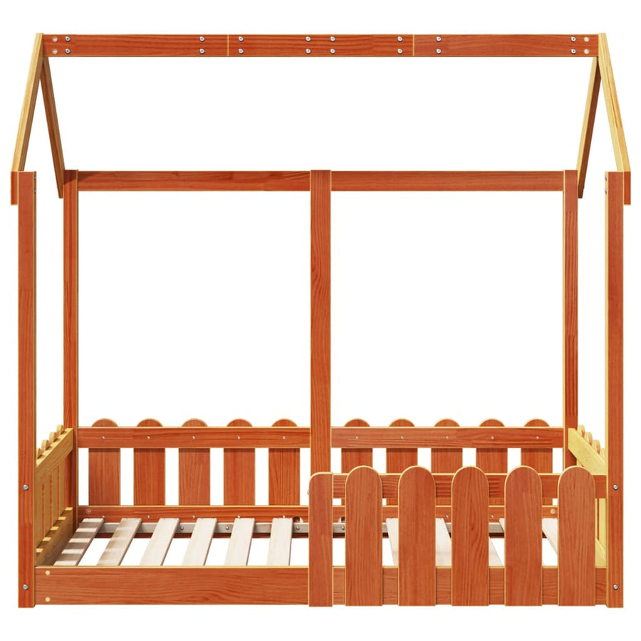 Bedhuis wasbruin massief grenenhout 70x140 cm