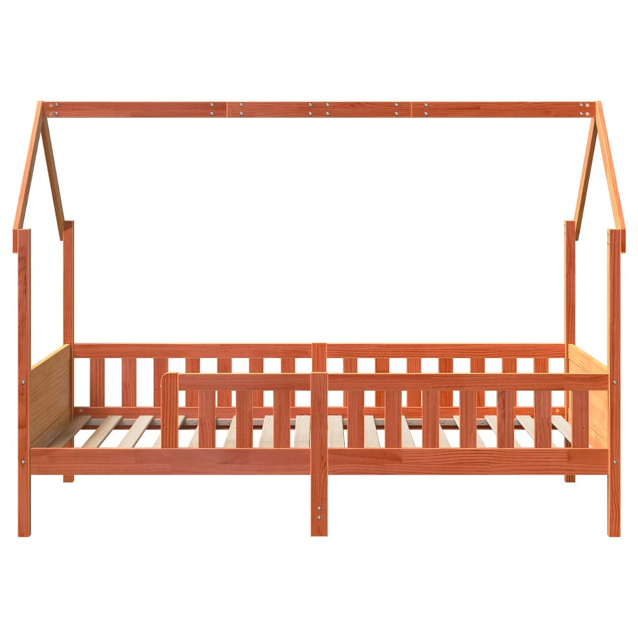 Bedhuis wasbruin massief grenenhout 90x200 cm