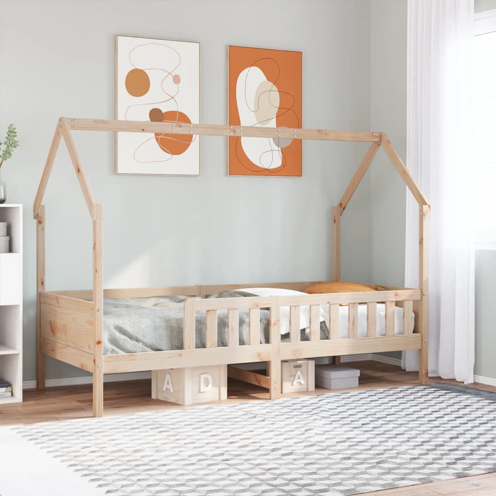 Bedhuis massief grenenhout 90x190 cm