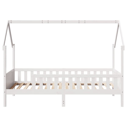 Bedhuis wit massief grenenhout 90x190 cm
