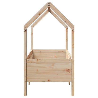 Bedhuis massief grenenhout 80x160 cm